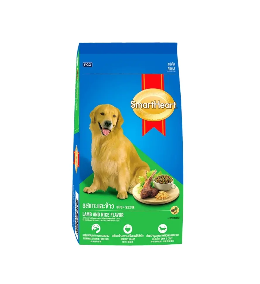 Picture of Smart Heart Adult Dog Food Lamb & Rice Flavor 3Kg Pack