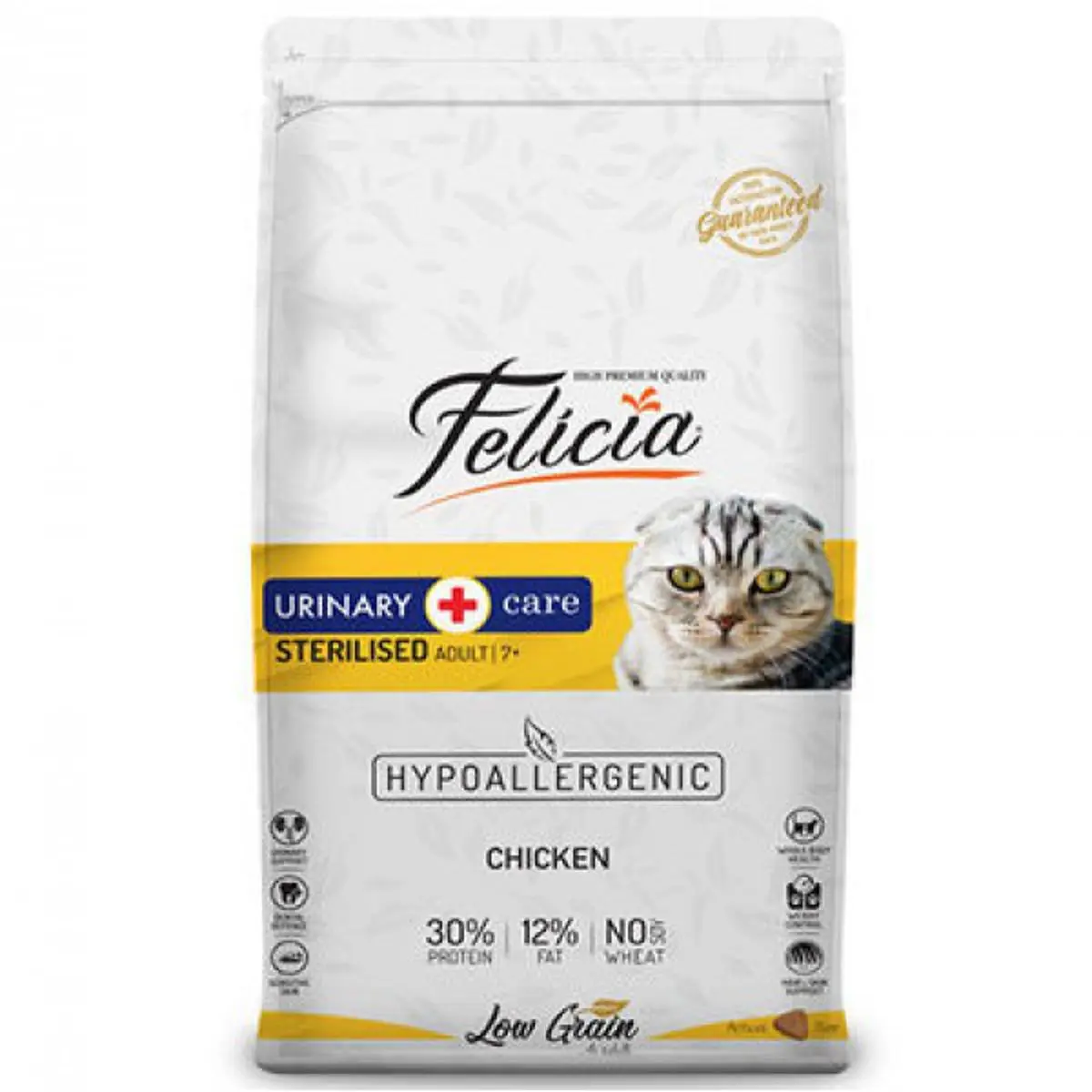 Picture of Felicia Low Grain Sterilized Urinary Cat Food With Chicken 2kg Pack