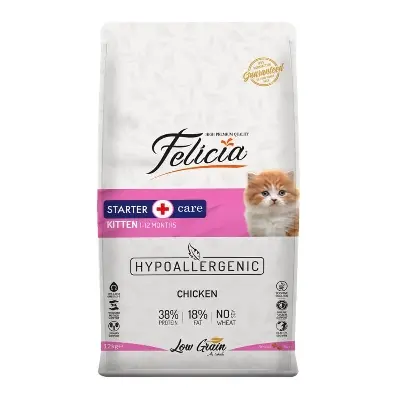 Picture of Felicia Starter Care Kitten Dry Cat Food Chicken 2kg Pack (1-12Months)