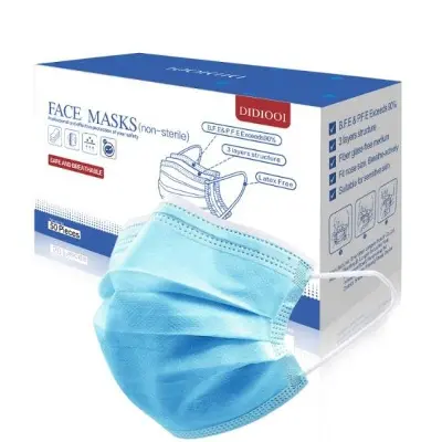 Picture of Reitech Medical Blue Surgical Masks, Premium Quality, 50 Pcs Per Box, Made in China