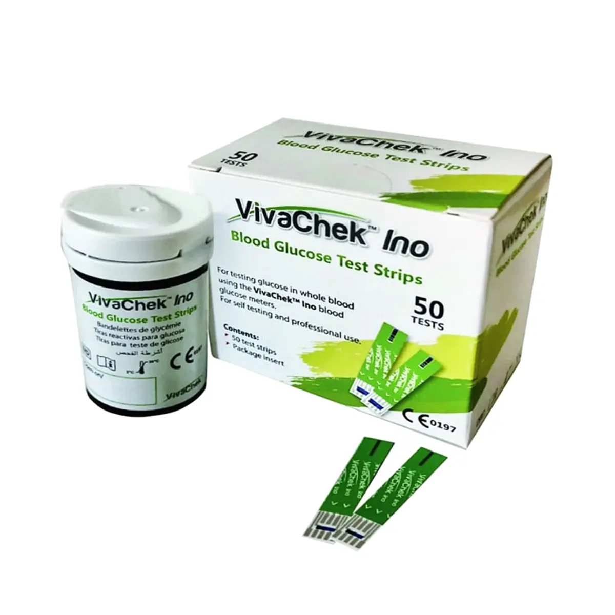 Picture of VivaChek Ino Blood Glucose 50 Test Strips