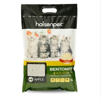 Picture of HaisenPet Bentonite Cat Litter Apple Flavor 5 Ltr