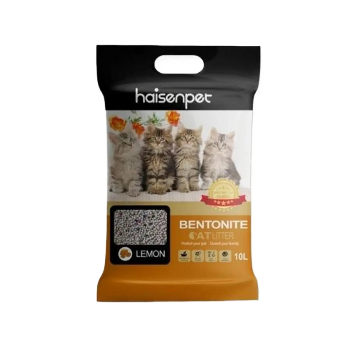 Picture of HaisenPet Bentonite Cat Litter Lemon 10 Ltr/Kg