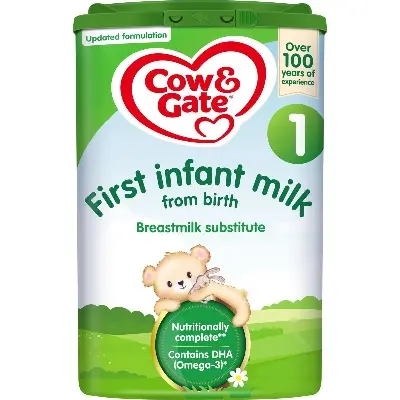 Picture of Cow & Gate 1 First Infant Baby Milk Powder Formula From Birth 800g Made in UK