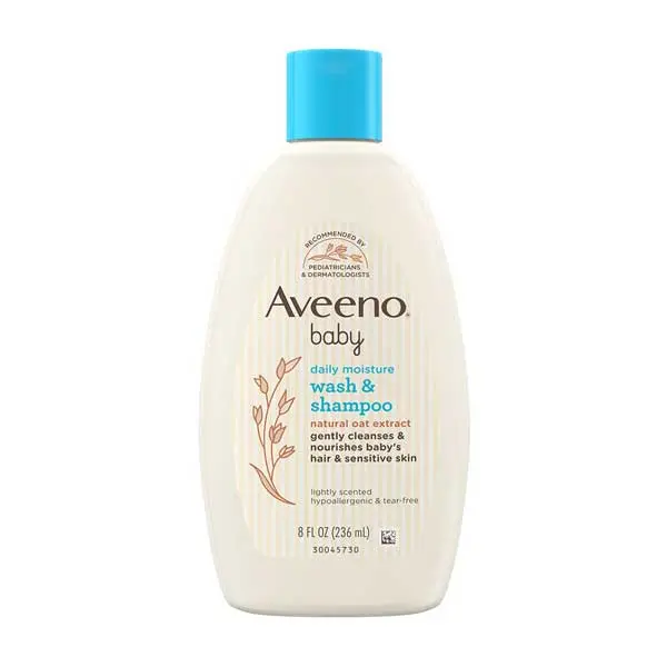 Picture of Aveeno Baby Daily Moisture Wash & Shampoo, 236 mL, UK
