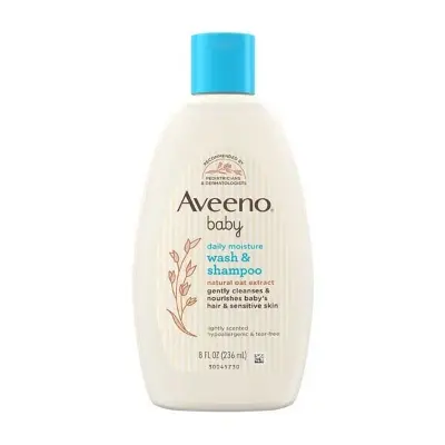 Picture of Aveeno Baby Daily Moisture Wash & Shampoo, 236 mL, UK