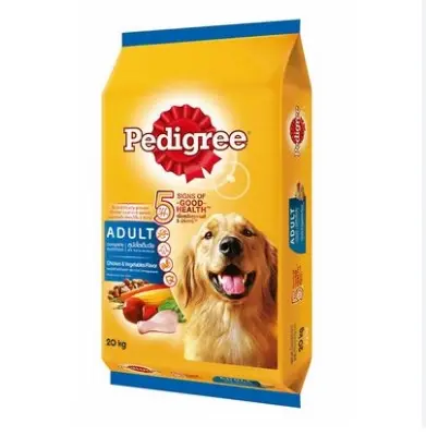 Picture of Pedigree Adult Dry Dog Food 20kg Pack, Made in Thailand