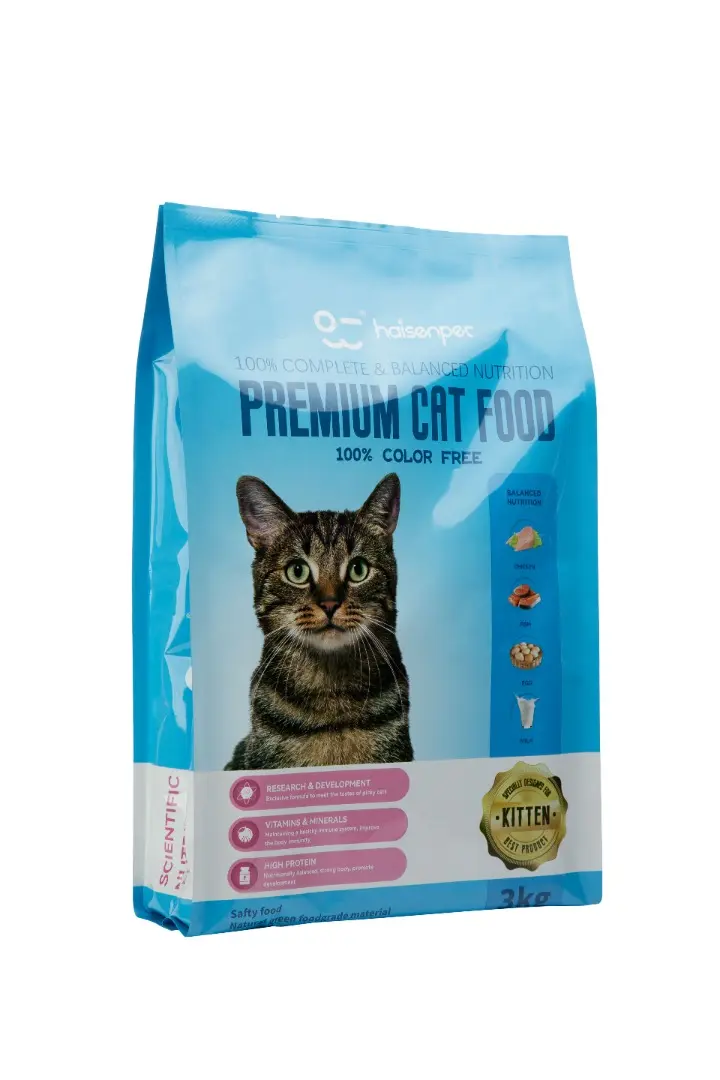 Picture of New Haisenpet Premium Kitten Food Chicken, Fish, Egg & Milk 3KG Pack
