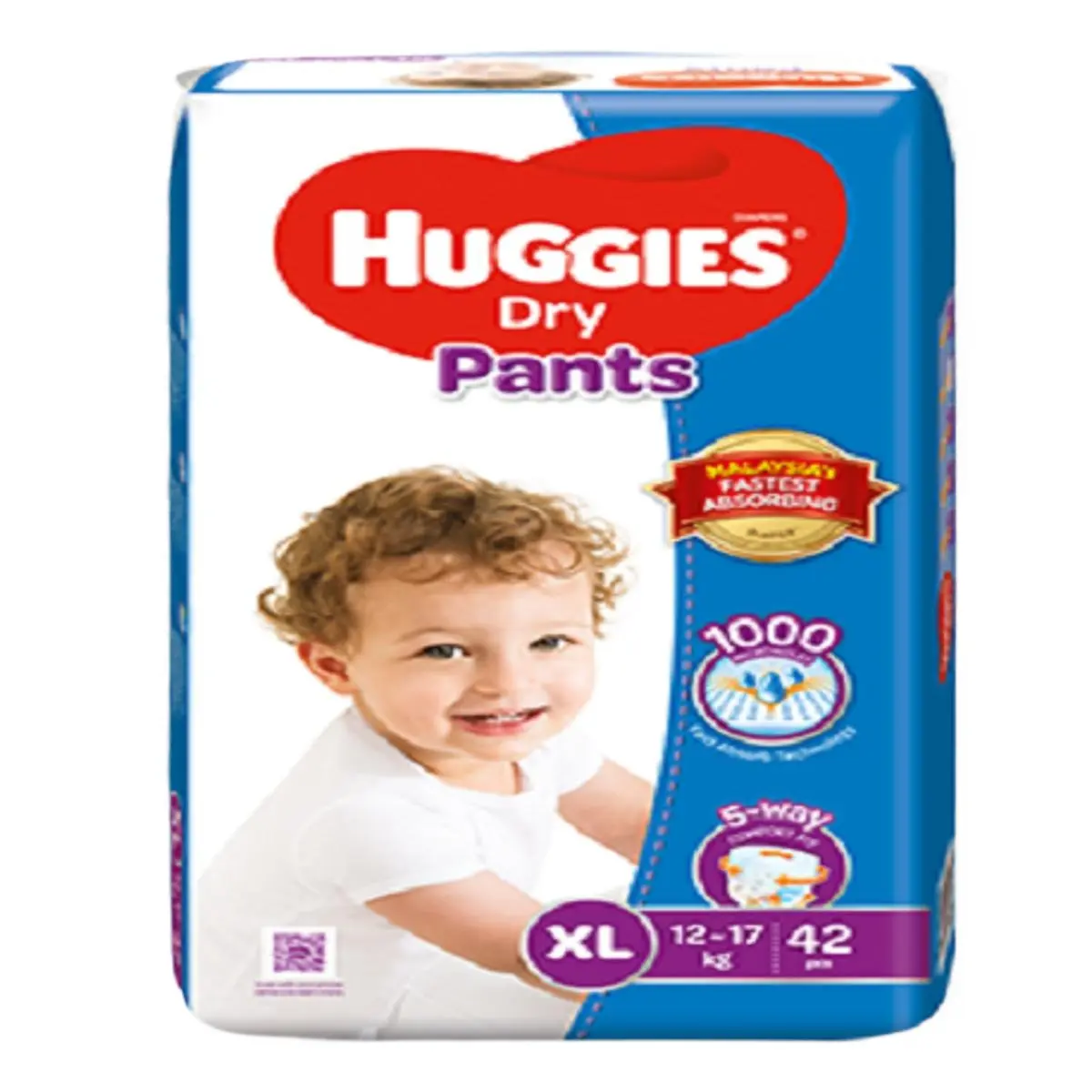 Picture of Huggies Dry XL Pant Diaper 12-17Kg - 42 Pcs, Malaysia