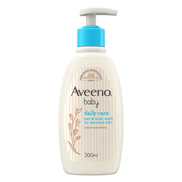 Picture of Aveeno Daily Care Baby Hair & Body Wash for Baby Skin 300ml, UK