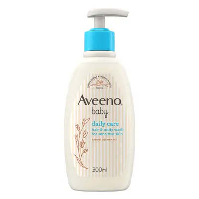 Picture of Aveeno Daily Care Baby Hair & Body Wash for Baby Skin 300ml, UK
