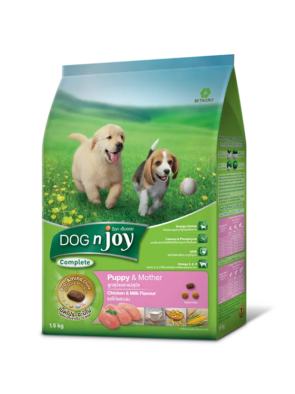 Picture of DOG N JOY Puppy & Mother Dog Food 3 Kg Pack, Made in Thailand