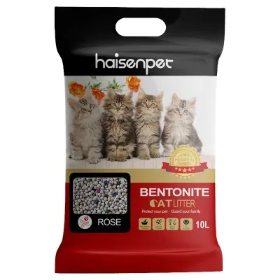 Picture of Haisenpet Cat Litter 10L Rose Flavour Pack