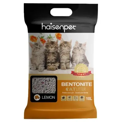 Picture of Haisenpet Bentonite Cat Litter Lemon 10L Pack