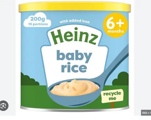 Picture of Heinz Baby Rice 200g, Made in UK