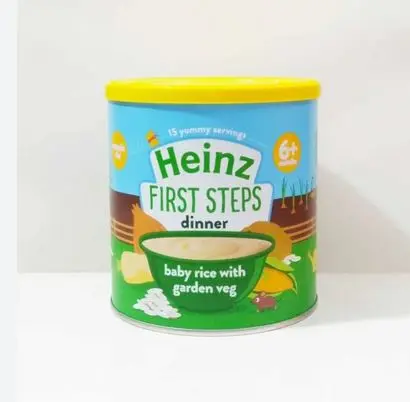 Picture of Heinz First Steps Baby Rice With Garden Veg 6+ 220g, Made in UK