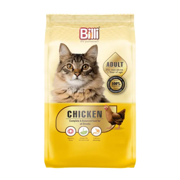 Picture of BILLI Adult Cat Food Real Chicken 3kg Pack