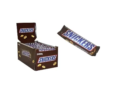 Picture of Snickers Chocolate Bar - Box of 24 (50g each)