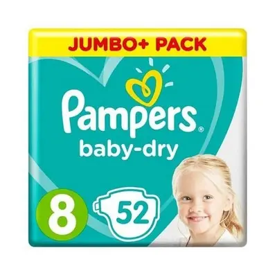 Picture of Pampers Baby Dry 8 Jumbo Plus Belt 17+ kg UK
