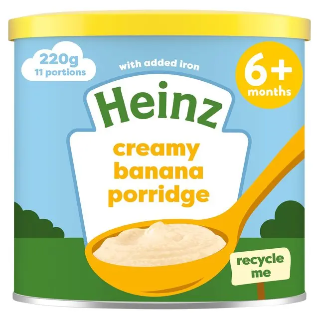 Picture of Heinz First Steps Breakfast Creamy Banana Porridge Baby Food 6+ Months, UK