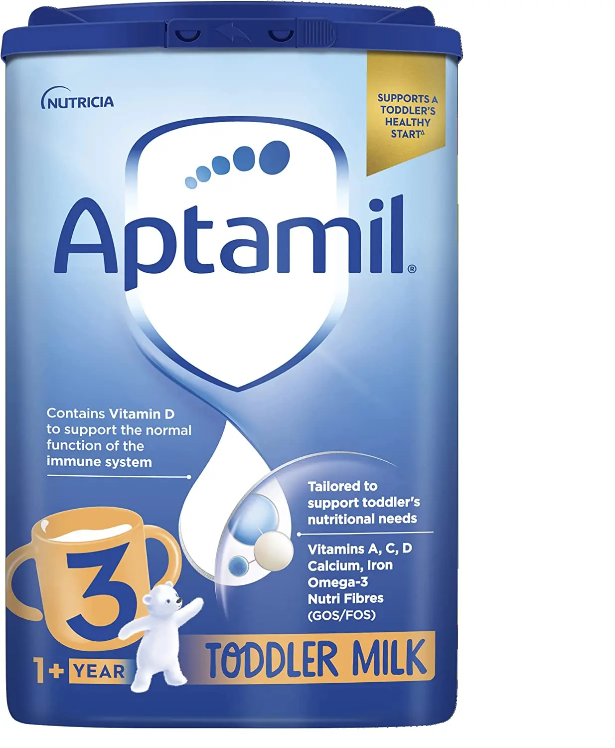 Picture of Aptamil 3 Toddler Milk Formula Powder 1+ Years 800g, Made in UK
