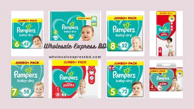 Picture of UK Baby Diaper Dry Size 3 Belt System 6-10 kg- 100 Pcs Pack (UK)