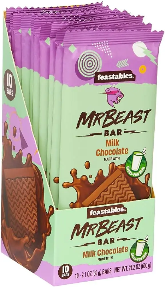 Picture of Feastables MrBeast Milk Chocolate Bars