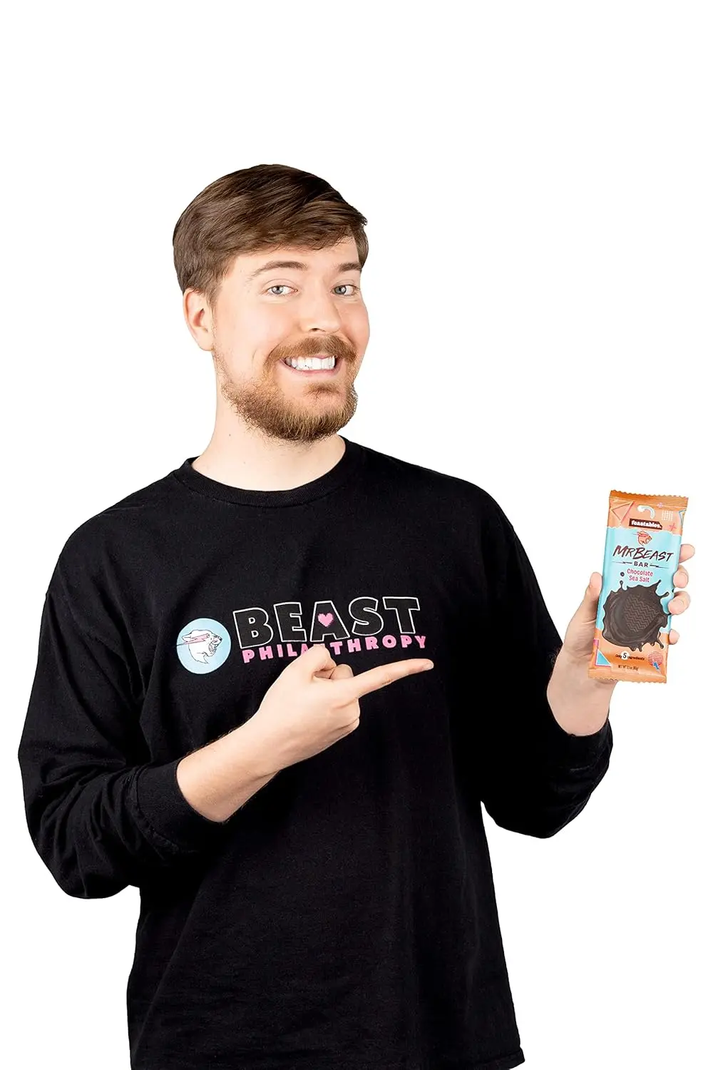 Picture of Feastables MrBeast Chocolate Sea Salt Bars