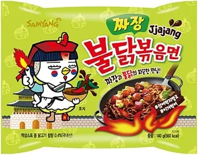 Picture of Samyang Jjajang Buldak Spicy Black Bean Roasted 1 Pack