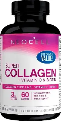 Picture of NeoCell Super Collagen Biotin & Vitamin C 180 Pcs, Made in USA