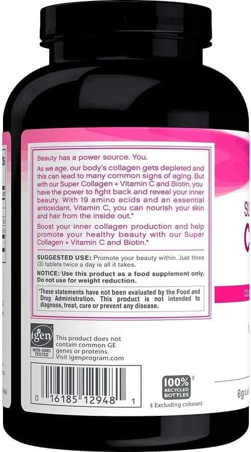 Picture of NeoCell Super Collagen Biotin & Vitamin C 180 Pcs, Made in USA