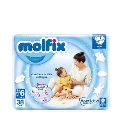 Picture of Molfix Baby Diaper Belt 6 Extra Large 48 Pcs Pack, Made in Turkey