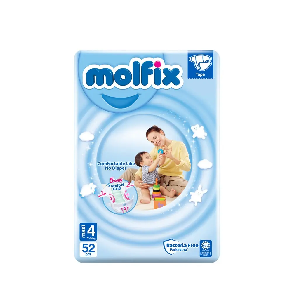 Picture of Molfix Baby Diaper Belt 4 Maxi 58 Pcs Pack, Turkey