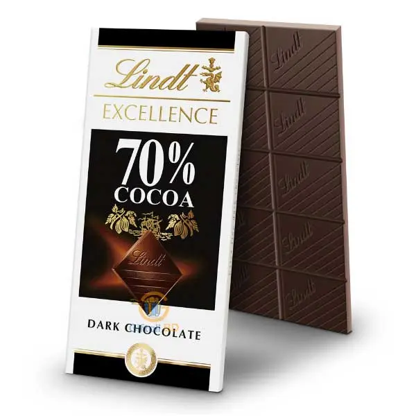 Picture of Lindt EXCELLENCE 70% Cocoa Dark Chocolate Bar, 100gm Pack