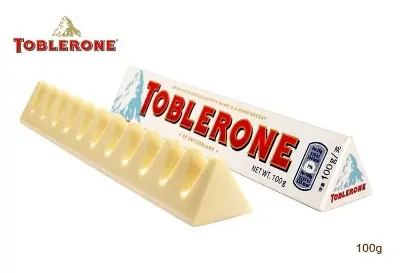 Picture of Toblerone White Chocolate 4 Pcs Pack of 4 X 100g Switzerland