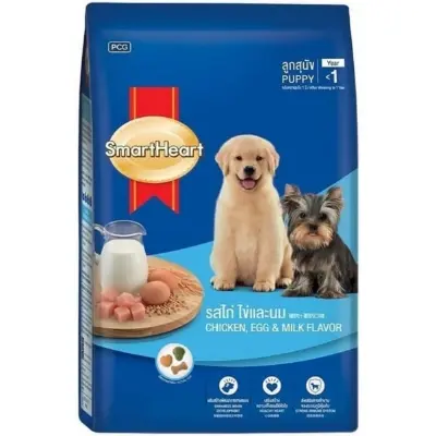 Picture of SmartHeart 3kg Puppy Dog Food Beef & Milk Flavor, Thailand