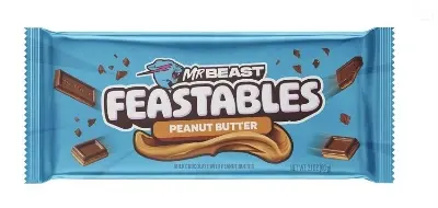 Picture of Feastables Mr Beast Almond Chocolate Bar 60g, Made in USA