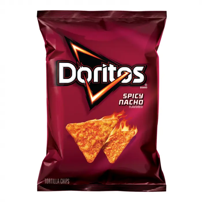Picture of Doritos Spicy Nacho Cheese Corn Chips USA 198g, Made in USA