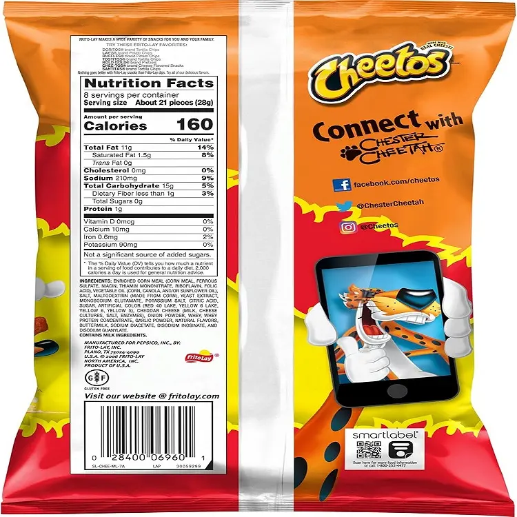 Picture of Cheetos Crunchy Chips 227g, Made in USA