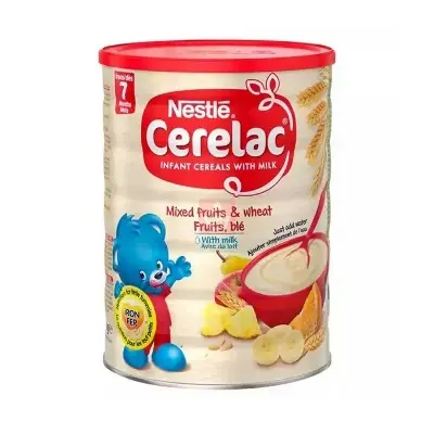 Picture of Nestle Cerelac Mixed Fruits & Wheat 7 Months+ 1KG, Made in UK