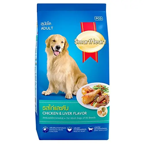 Picture of Smart Heart Adult Dry Dog Food Chicken & Liver Flavour 10 Kg