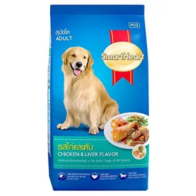 Picture of Smart Heart Adult Dry Dog Food Chicken & Liver Flavour 10 Kg