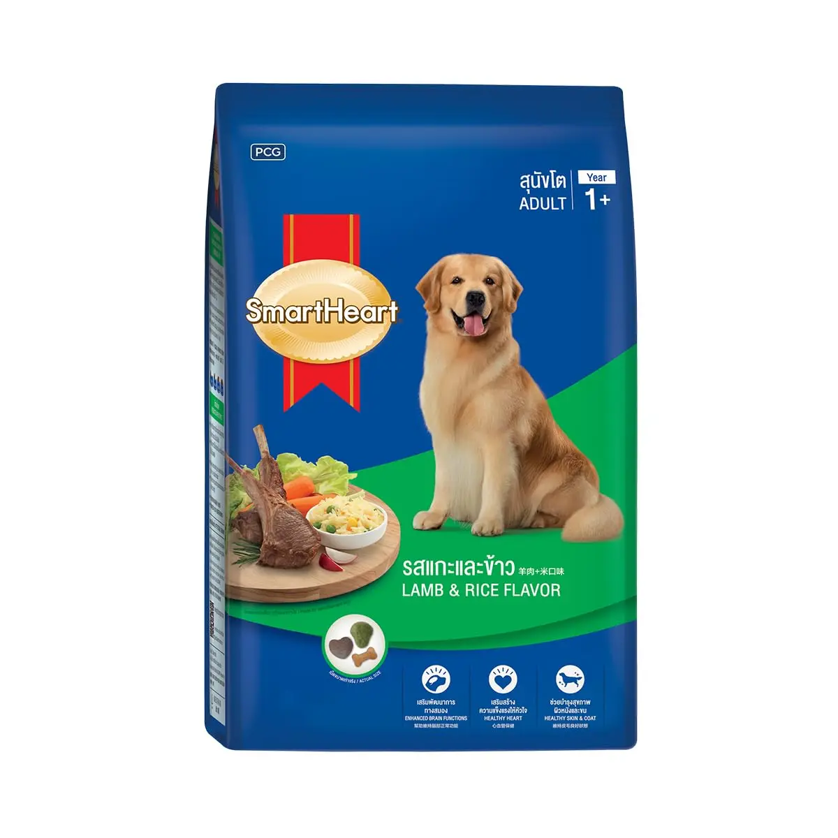Picture of Smart Heart Adult Dog Food Dry Lamb and Rice 10kg