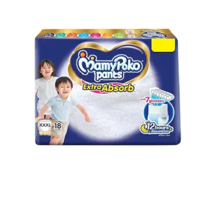 Picture of Mamypoko XXXL Pants 18-35kg Baby Diaper 22 Pcs Pack