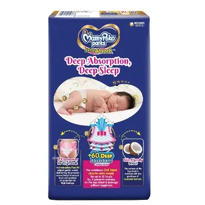 Picture of Mamypoko XL Pants 12-17kg Baby Diaper 40 Pcs Pack