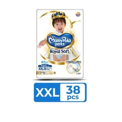 Picture of MamyPoko Royal Soft For Boys XXL38 Pants 1pack, Made in Indonesia