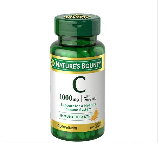 Picture of Nature's Bounty Vitamin C 100 Capsules, Made in USA