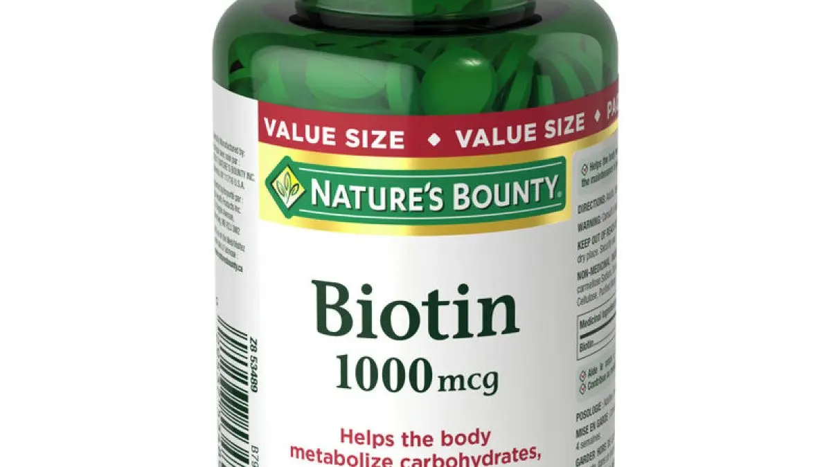 Picture of Nature's Bounty Biotin 1000mcg - 200 Count - CTC Health