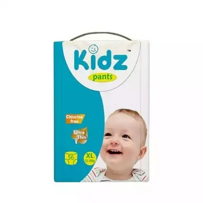 Picture of Kidz Baby Diaper Pant XL (12-18)kg 56 Pcs, Made in Germany