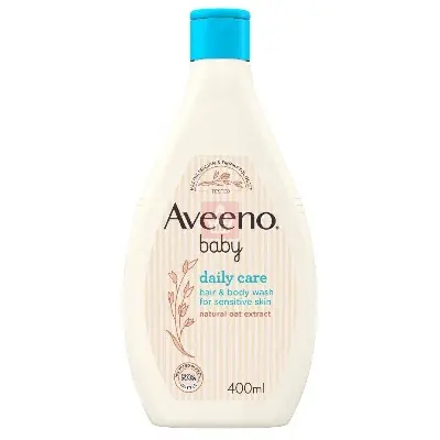 Picture of Aveeno Baby Daily Care Hair & Body Wash 400 ML, Made in UK